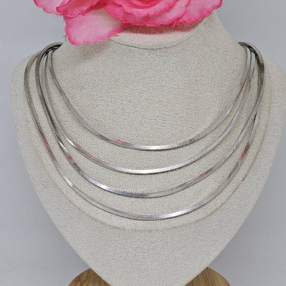 MILOR 925 Sterling Silver 2mm Serpentine Box Chain Necklace or Bracelet 60" 40g - Picture 6 of 12